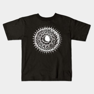 Moon Mandala Kids T-Shirt